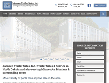 Tablet Screenshot of johnsentrailer.com
